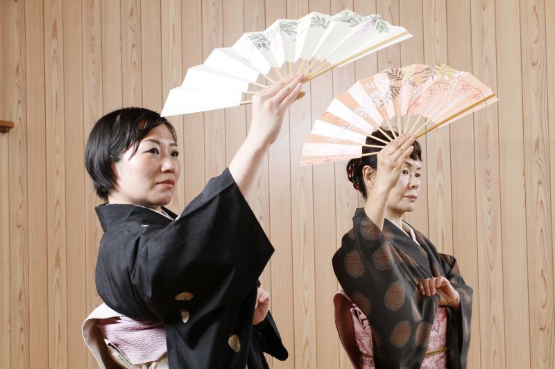 稽古風景「紫蔦会」（個人稽古）